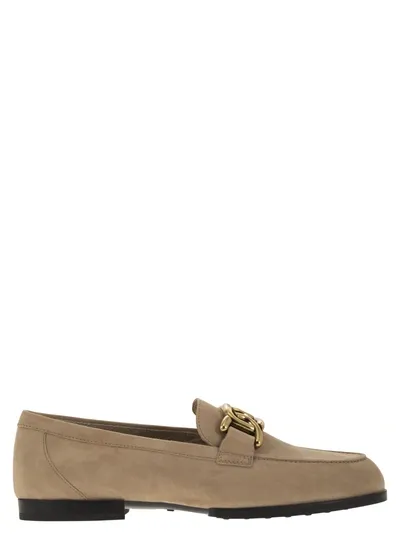 Tod's Women's Moccasin In Beige