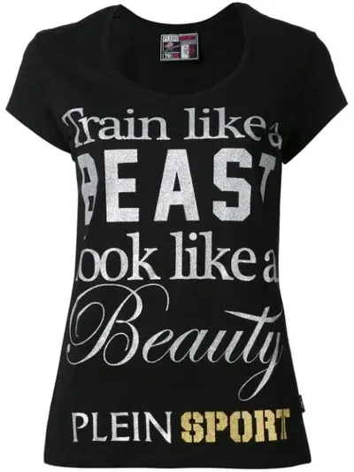 Plein Sport Beast T-shirt In Black