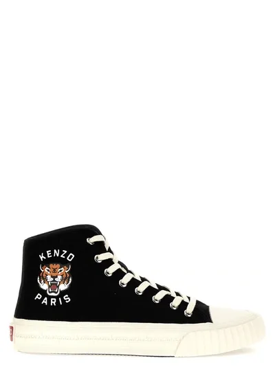 Kenzo Foxy Sneakers In Blackwhite