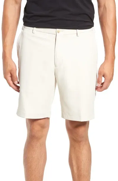 Peter Millar Salem High Drape Performance Shorts In Stone