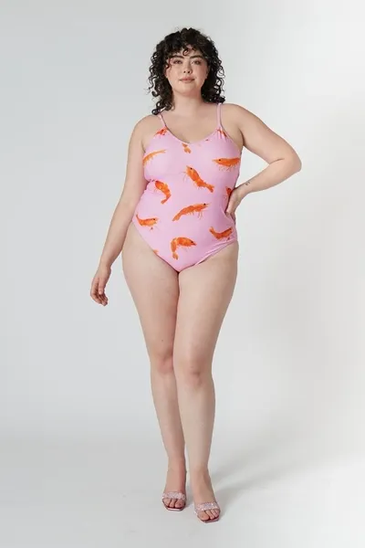 Rachel Antonoff Prawns One Piece In Xxl