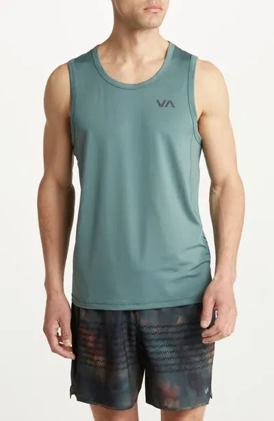 Rvca Sport Vent Tank In Pine Grey