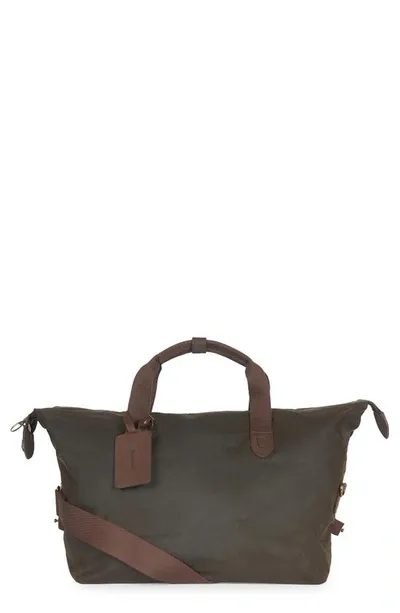 Barbour Islington Holdall Bag In Olive