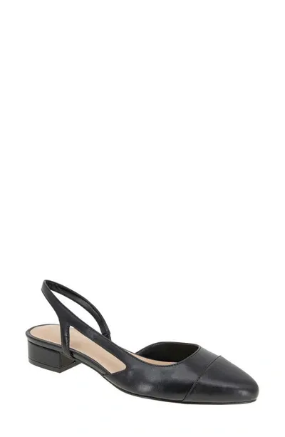 Bcbgeneration Tillie Slingback Cap Toe Pump In Black