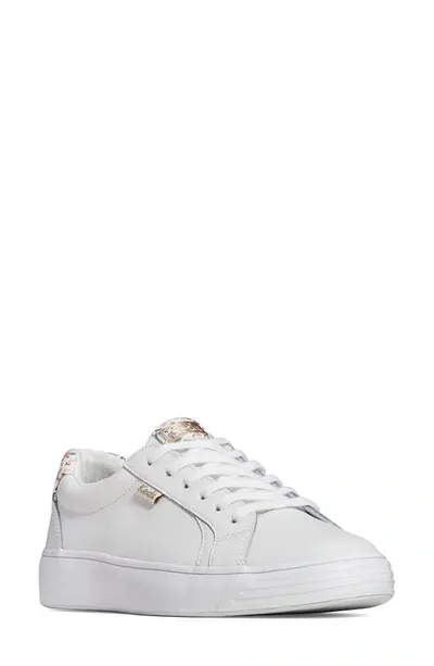 Keds X Rifle Paper Co. Platform Sneaker In White