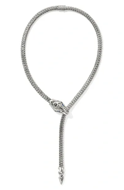 John Hardy Naga Lariat In Silver