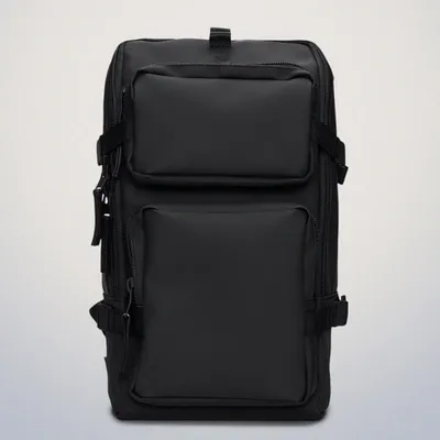 Rains Trail Cargo Backpack In Black