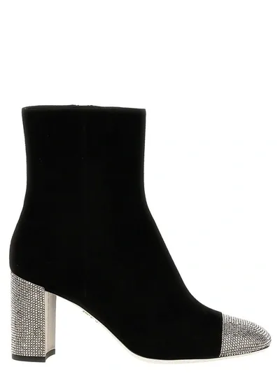 René Caovilla 'bonnie' Ankle Boots In Black