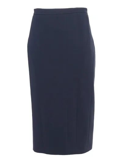 Max Mara Studio Skirt In Blue