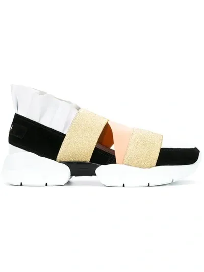 Emilio Pucci City Up Slip-on Sneakers In Black