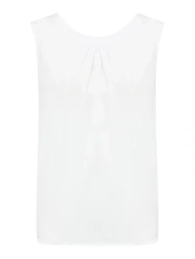 's Max Mara Ofelia Top-canottiera In Tes. In White