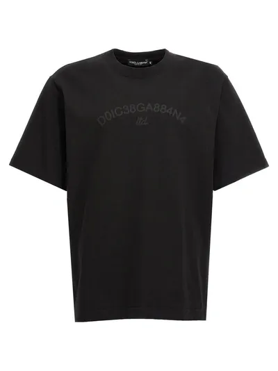 Dolce & Gabbana Logo Print T-shirt Black