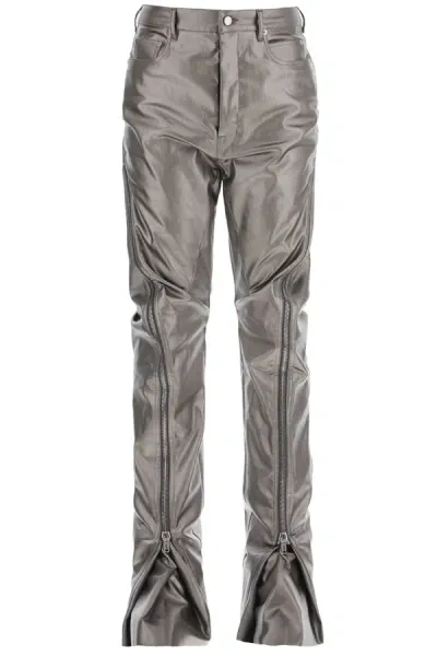 Rick Owens Gunmetal Bolan Banana Jeans In Multicolor