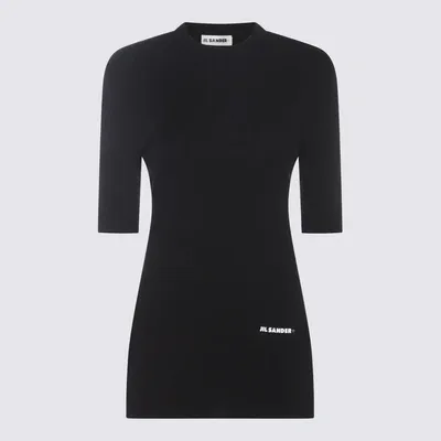 Jil Sander Maglie Nero In Black