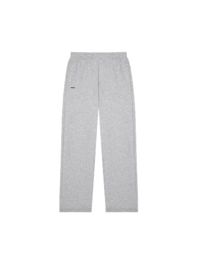 Pangaia 365 Midweight Straight Leg Track Pants In Grey Marl