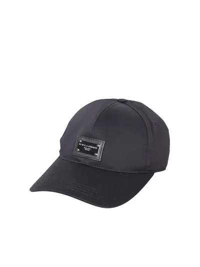 Dolce & Gabbana Logo-plaque Baseball Cap In Black