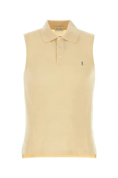 Saint Laurent Polo In Yellow