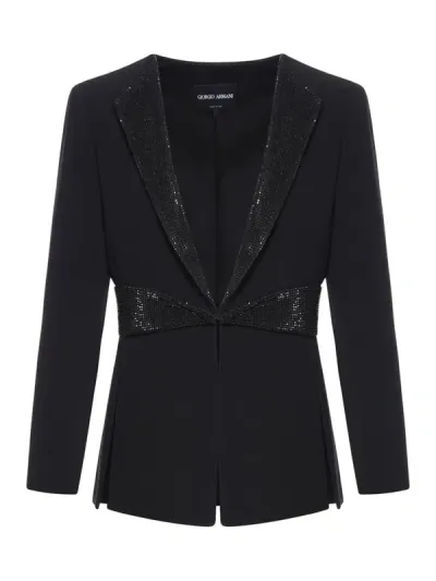 Giorgio Armani Jacket In Black