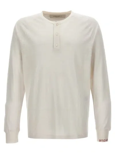 Golden Goose Ludovico Polo Shirt In White