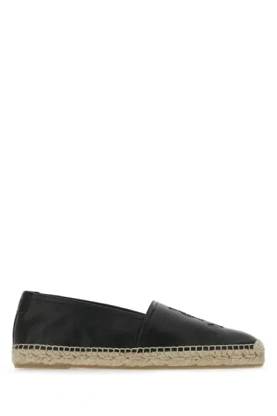 Saint Laurent Espadrillas In Black