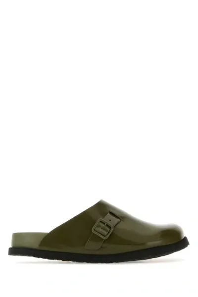 Birkenstock 1774 Slippers In Green