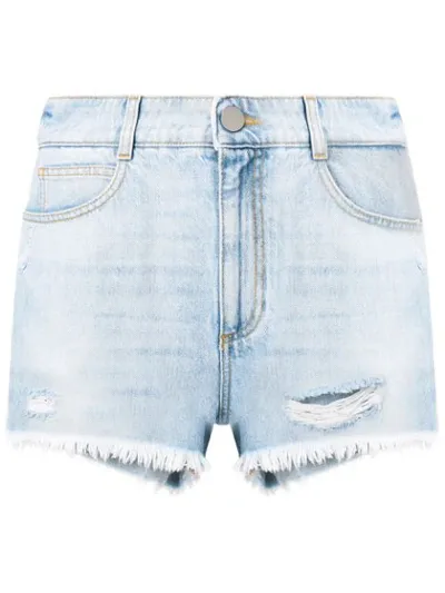 Stella Mccartney Denim Shorts Blue