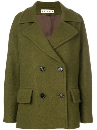 Marni Military Jacket In Green