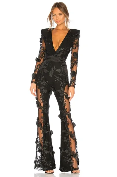 Zhivago Where You Tend A Rose Jumpsuit In Black