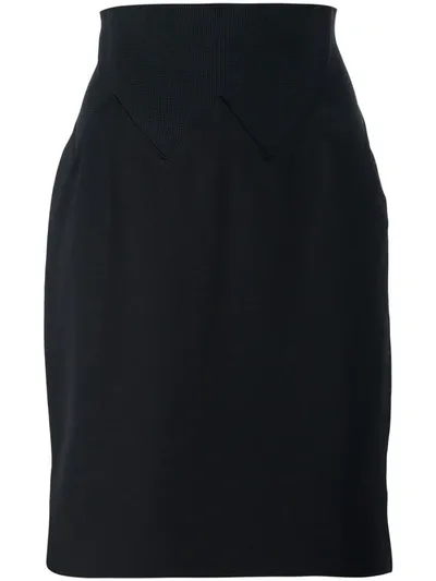 Pre-owned Jean Paul Gaultier Vintage Knee Length Skirt In Black