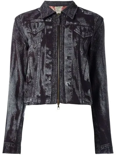 Pre-owned Jean Paul Gaultier Vintage Trompe-l'oeil Jacket In Purple