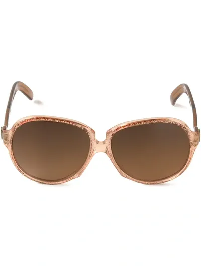 Pre-owned Saint Laurent Glittered Sunglasses In Neutrals