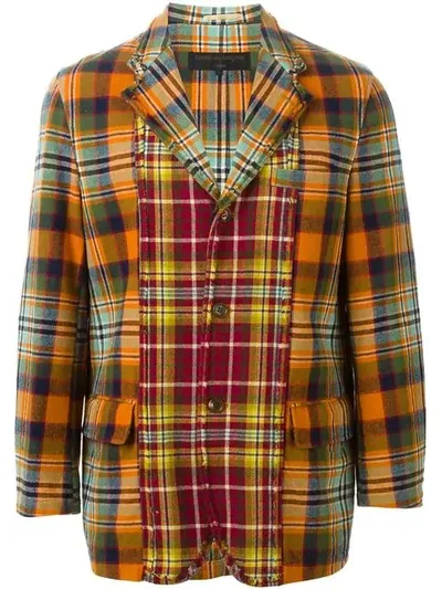 Pre-owned Comme Des Garçons Tartan Blazer In Multicolour