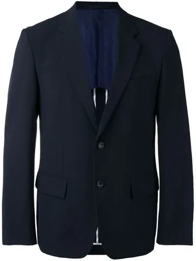 Pre-owned Comme Des Garçons Single Breasted Blazer In Blue