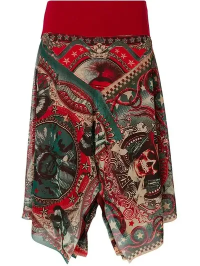 Pre-owned Jean Paul Gaultier Vintage Rock Mit Print In Red