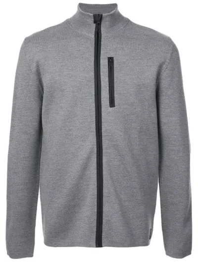 Aztech Mountain Matterhorn Zipped Jumper In Grey