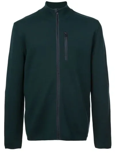 Aztech Mountain Matterhorn Zipped Jumper In Green