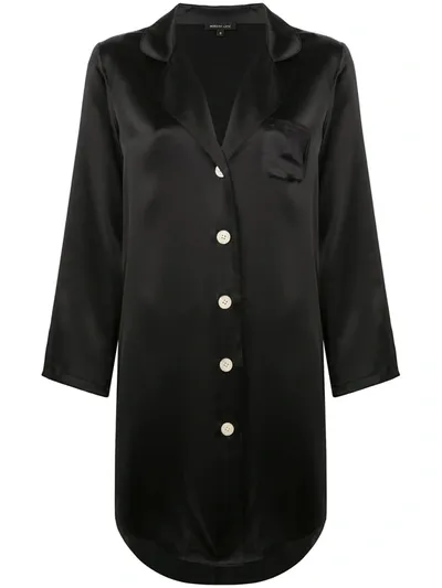 Morgan Lane Jillian Shirt Dress In Black