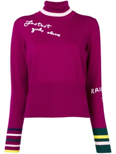 Mira Mikati Fastest Girl Alive Jumper In Purple