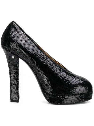 Laurence Dacade Sequin Pumps In Black