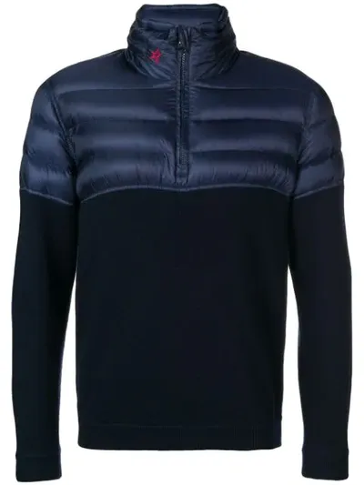 Perfect Moment Apres Half Zip In Blue