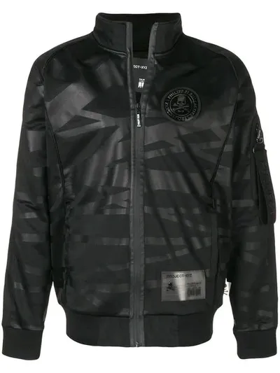 Philipp Plein 'project Xyz' Jacke Mit Streifen In Black