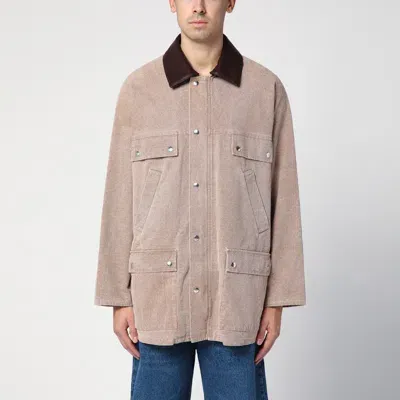 Auralee Light Brown Cotton Canvas Blouson