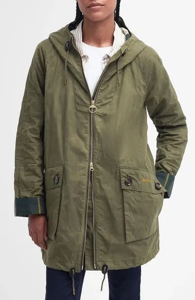 Barbour Keldy Water Resistant Jacket In Dusky Green