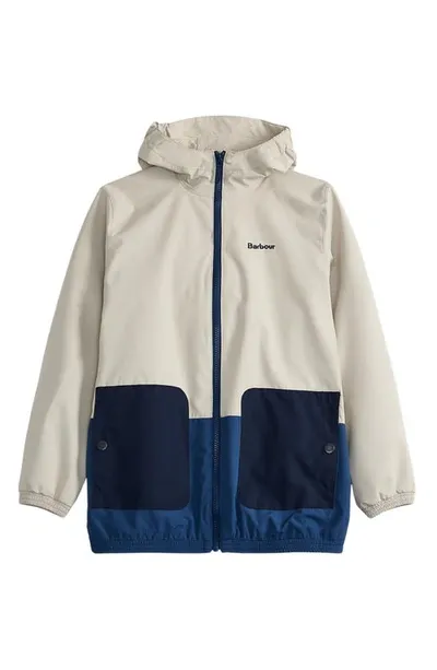 Barbour Kids' Little Boy's & Boy's Berwick Waterproof Hooded Jacket In Mist