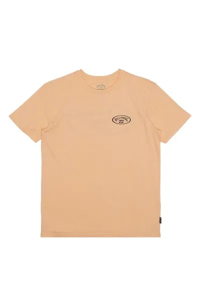 Billabong Kids' Crossboards Graphic T-shirt In Sherbet