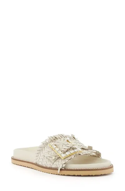 Dune London Leilah Slide Sandal In Ecru