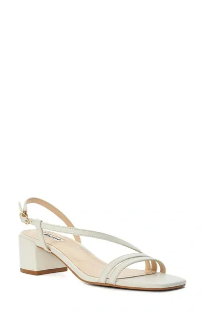 Dune London Maryanne Slingback Sandal In White