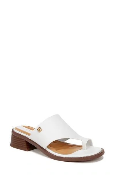 Franco Sarto Sia Slide Sandal In White Leather