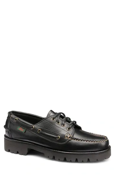 G.h.bass Ranger Camp Moc Toe Super Lug Loafer In Black