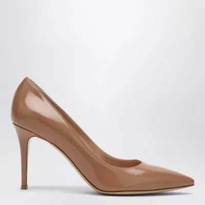 Gianvito Rossi Gianvito 85 Pumps In Caramel-coloured Leather In Pink